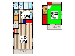 田口様方貸家の物件間取画像